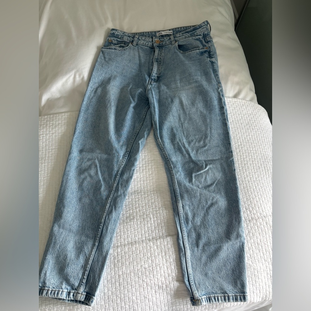 Zara Women’s Denim Slim Jeans - Light Blue